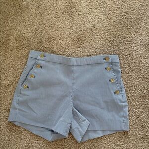 Banana Republic Blue Striped Shorts